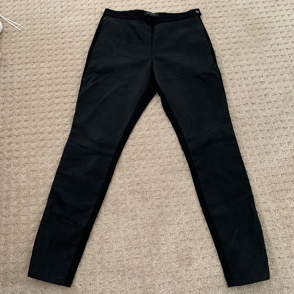 Banana republic Sloan pants with leather - Picture 1 of 3